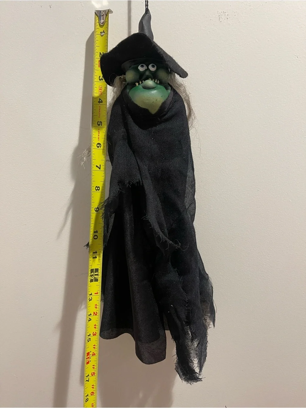 READ Mario Chiodo Studios mini witch goblin hanging Halloween prop decor creepy